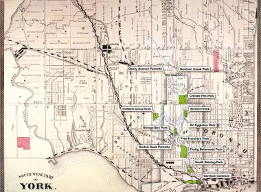 Map of Garrison Creek Parks