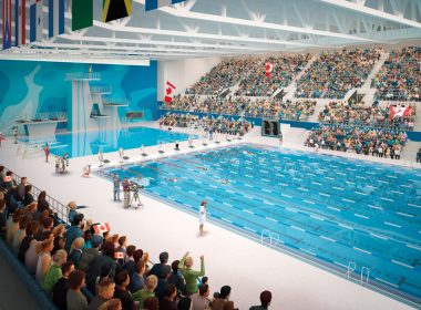 CIBC Pan Am/Parapan Am Aquatics Centre and Field House competition pool.